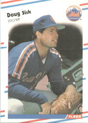1988 Fleer Baseball Cards      150     Doug Sisk